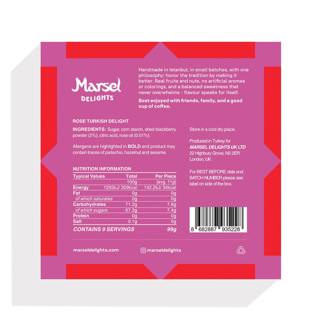 Rose Turkish Delight
