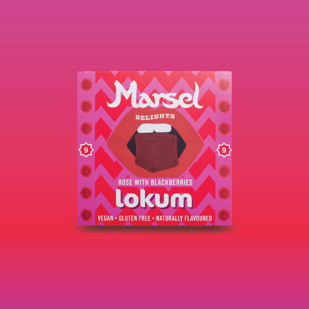 Marsel Delights - Rose Blackberry - Lokum - Turkish Delight